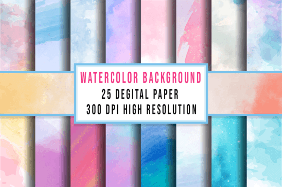 Abstract Colorful Watercolor for Creative Projects