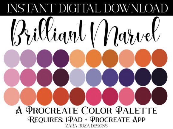 Brilliant Marvel Procreate Color Palette: Elevating Digital Art with Halloween-Inspired Creativity