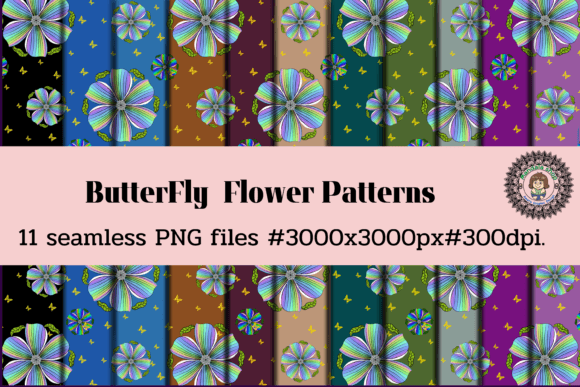 Butterfly Flowers Patterns