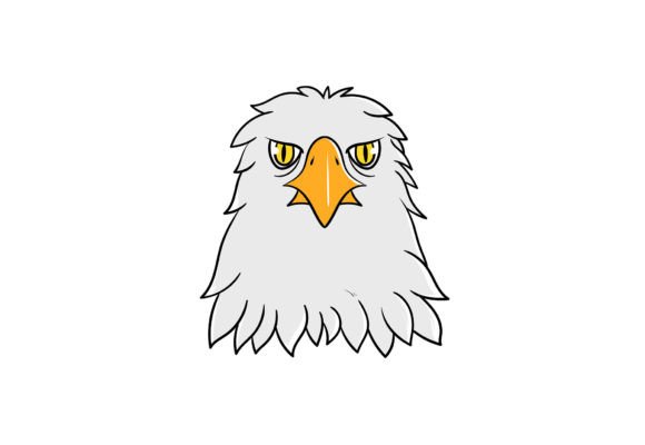 Eagle Animal Face Clipart: A Versatile Graphic Design Asset for Creatives and Businesses