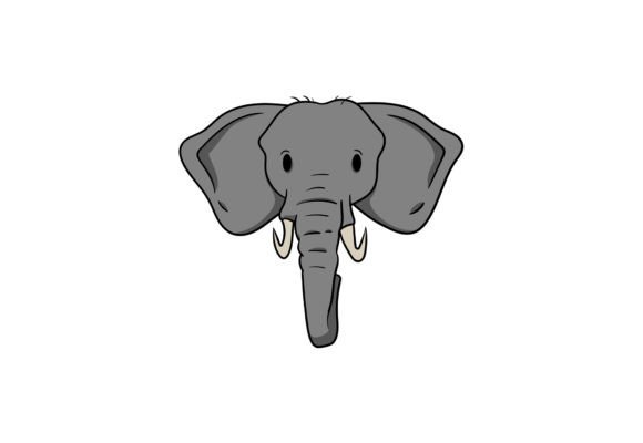 Elephant Animal Illustration: A Versatile Graphic Asset for Creative Projects