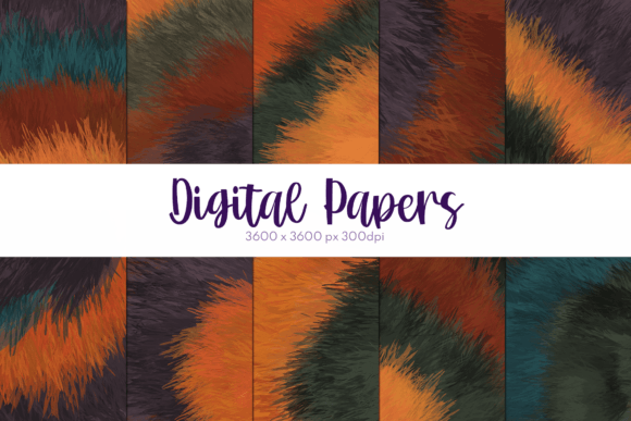 Halloween Digital Papers Set 2: A Versatile Tool for Creative Projects