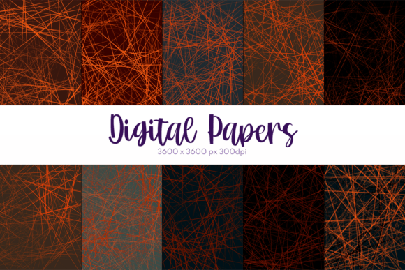 Halloween Digital Papers Set 4: A Versatile Resource for Creative Projects