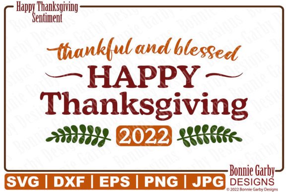 Happy Thanksgiving SVG Art for Creative Projects