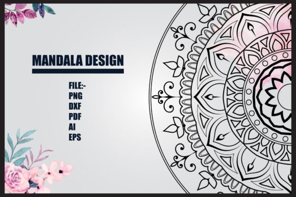 Mandala Design for Coloring Book: Strategic Use in Creative and Business Applications