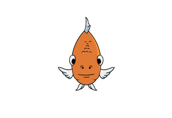 Orange Fish Vector Graphic: A Versatile Design Element for Creatives and Businesses