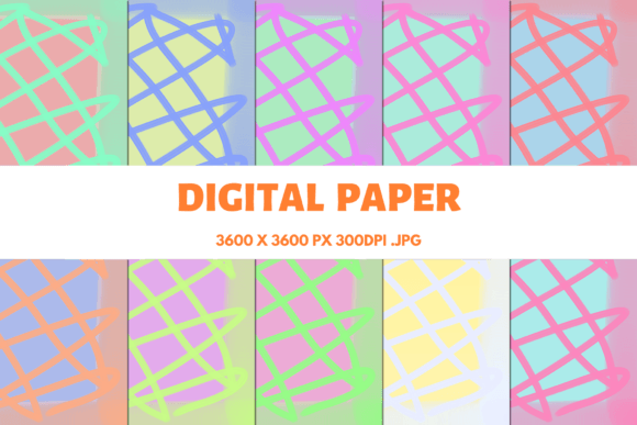 Pastel Retro Abstract Digital Papers: Strategic Design for Modern Creativity