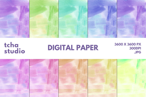 Watercolor Background Digital Papers 36