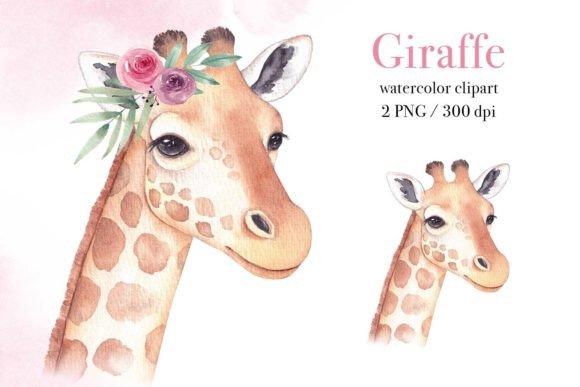 Watercolor Giraffe Clipart PNG: A Versatile Asset for Creative Projects
